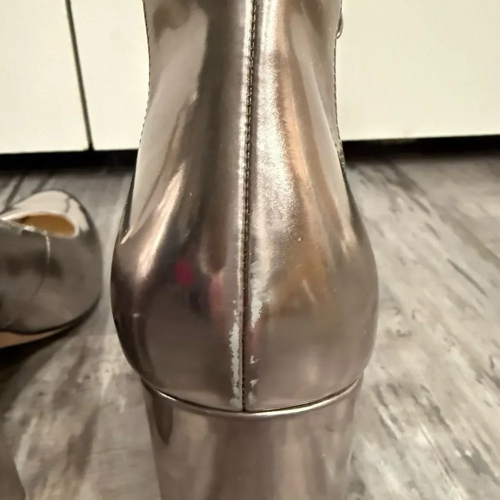 Cole Haan Women's Larue Grand Pump 85MM, Pewter Metallic, 10B US